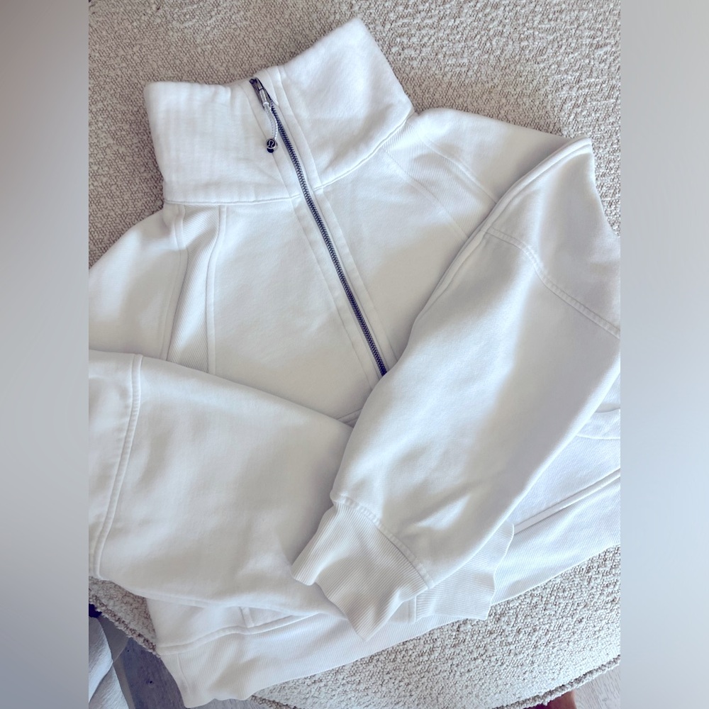 Lululemon funnel half zip cropped sweater